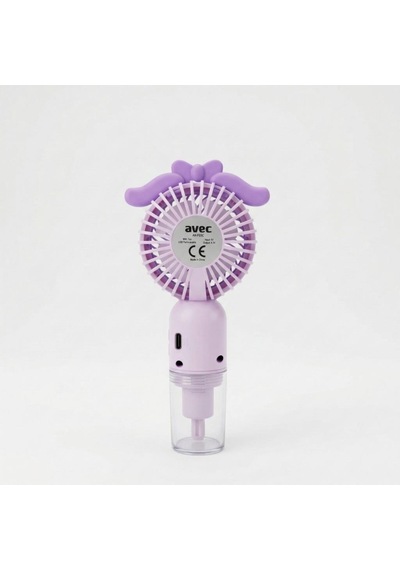 Avec Av-f830 Su Spreyli Ve Figürlü Usb Şarjlı Mini Fan