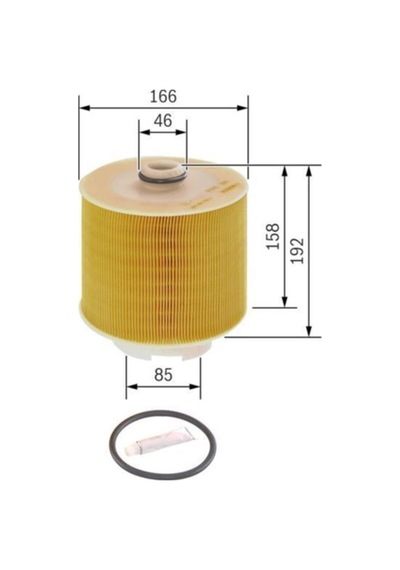 Bos-f026400198 Hava Filtresi A6 2004 - 20112.4 V6 2.8 F...