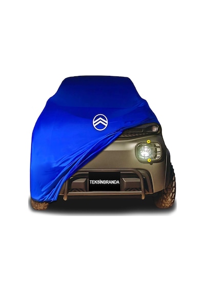 Citroen Ami Buggy 2025 - Araba Brandası Mavi Kumaş Toz Geçirmez Oto Branda