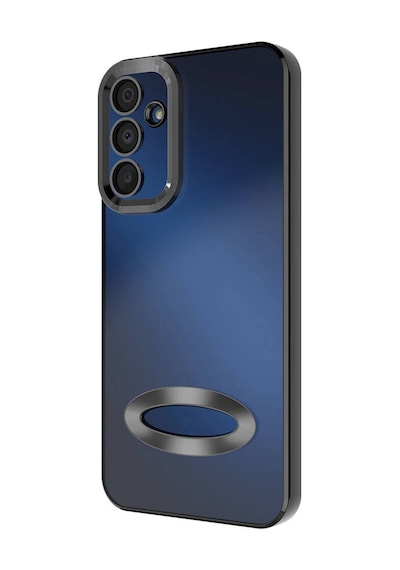 Apsuwa Samsung Galaxy Uyumlu A15 Kılıf Omega Logo Gösteren + Ekran Koruyucu