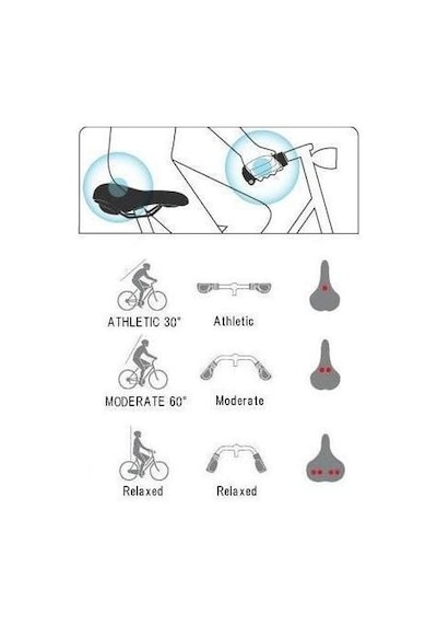Selle Royal Sky Astrale Unısex Relaxed Yaylı Sele Siyah