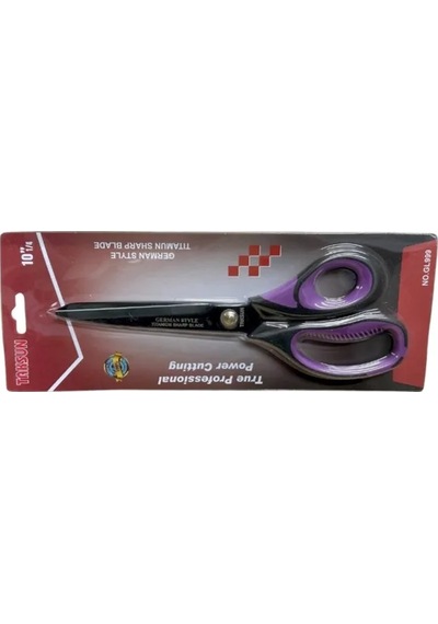 Taksun Makas Plastik Saplı Gl999 10" 25 Cm