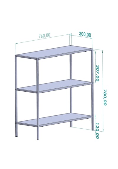 Vesta Modern Tasarım 3 Raflı Siyah Metal Kitaplık & Dekoratif Konsol Ahşap - Siyah Vesta Modern Tasarım 3 Raflı Siyah Metal Kitaplık & Dekoratif Konsol Ahşap - Siyah