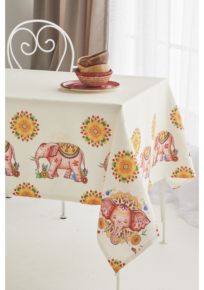 Ays Home Fil Desen Yemek Masası Örtüsü