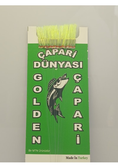 Golden 50 İğneli İstavrit Kösteği 11 No Beyaz İğne -0,12 Mm -0,15 Mm Köstek Yeşil-fosfor