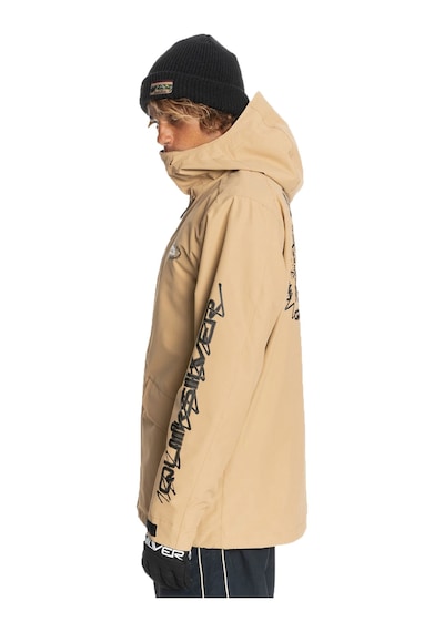 Quıksılver Quiksilver Erkek Snowboard Ceketi In The Hood Kahverengi Cld0 Bej