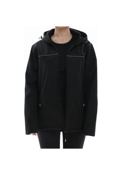 Softshell Mont Beyaz Biyeli Siyah