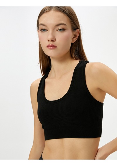 Koton Sporcu Sütyeni Dikişsiz U Yaka Ribanalı Slim Fit Siyah 4sak30108nk 4SAK30108NK999 Siyah Koton Sporcu Sütyeni Dikişsiz U Yaka Ribanalı Slim Fit Siyah 4sak30108nk 4SAK30108NK999 Siyah