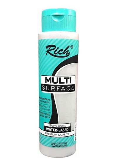 Rich Multi Surface Akrilik Boya Country Gri 500Cc