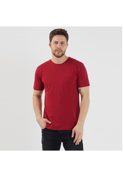 Slazenger SANDER KTN Erkek  Bordo Tişört