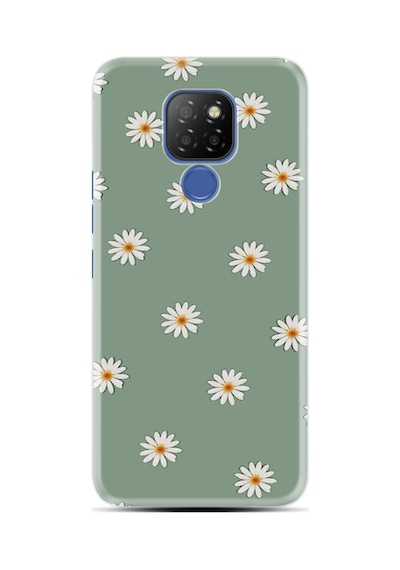 General Mobile Gm9 Pro Kılıf Boutique Baskılı Resimli Yeşil Papatyalar Pcode -041