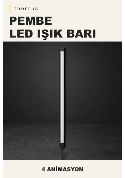 Onerous Pembe Led Led Işık, 4 Animasyon