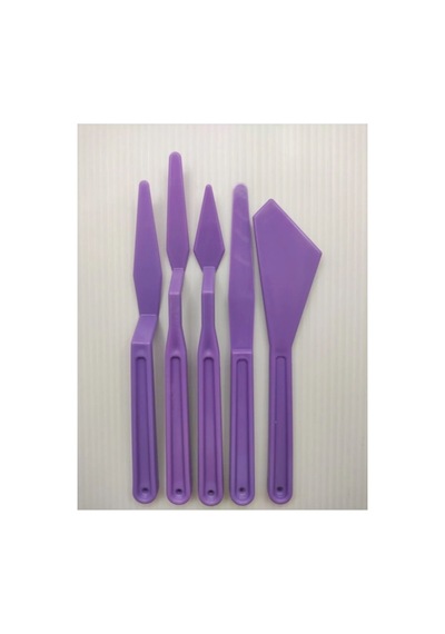 Plastik Spatula Seti 5'li Karışık Karışık