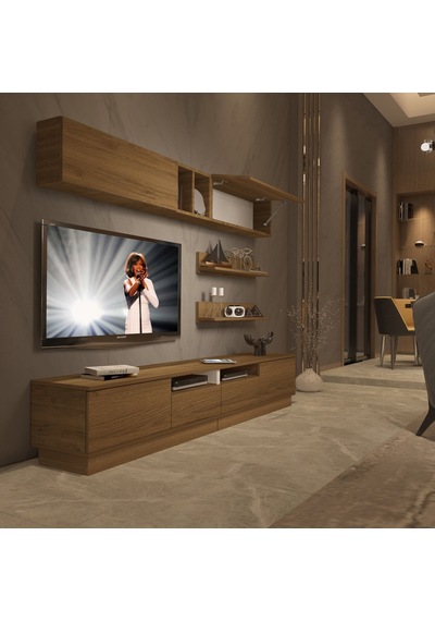 Decoraktiv Trendstyle 5220s Mdf Tv Ünitesi Tv Sehpası - Naturel Pera