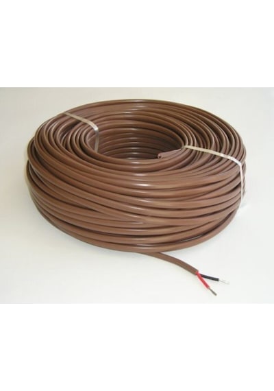 2x1,5mm² 10 Mt Tekne Ve Karavan Kalaylı Kablo 10mt. Kahverengi - Marin Tekne Tesisat Yassı Kablo