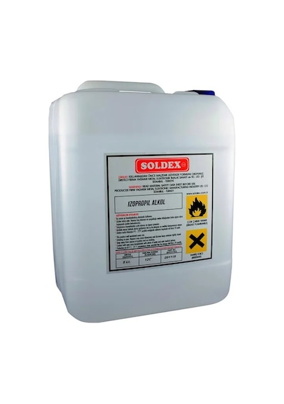 Soldex İzopropil Alkol 5 Lt - %99,9 Saf İpa Diğer