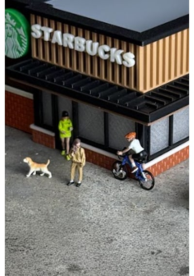 Starbucks İşletme Tasarımlı Diorama 1:64