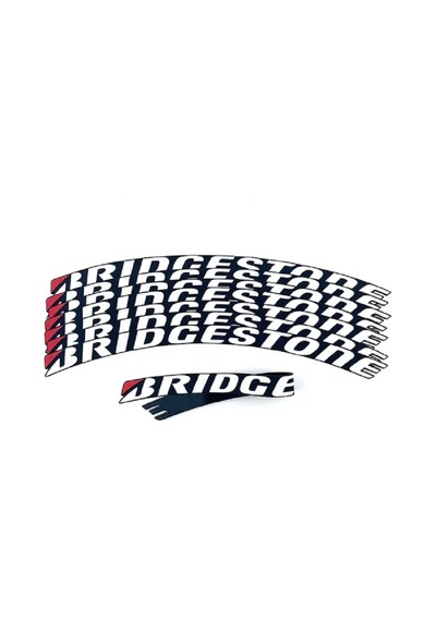 Lastik Yazısı / Araba Lastik Yazısı / Tire Text Bristone 8 Li Set + Yapıştırıcı