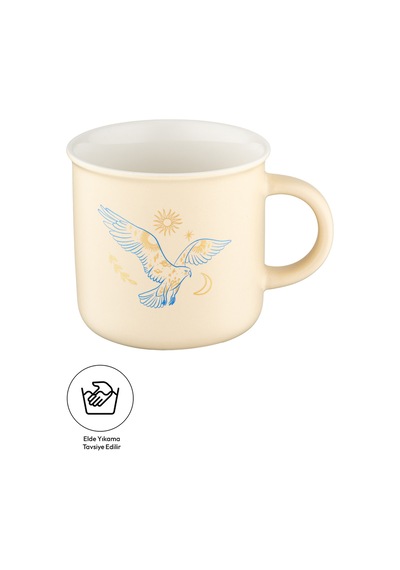 Emsan Bird Kupa 380 Ml Bej