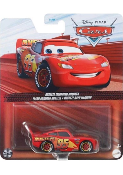 Arabalar Filmi 1/55 Ölçek Tekli Karakter Araçlar Fgd64 Rusteze Lightning Mcqueen