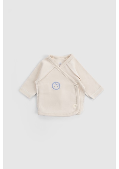 Little Gusto Ters Dikişli Organik Pamuk Ekru Prematüre Hastane Çıkış Seti 10'lu Ekru