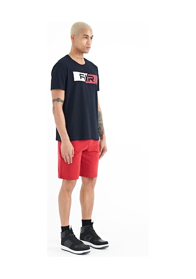 Air Jones Tommy Life Alva Kırmızı Baskılı Erkek Şort - 81245 Kırmızı