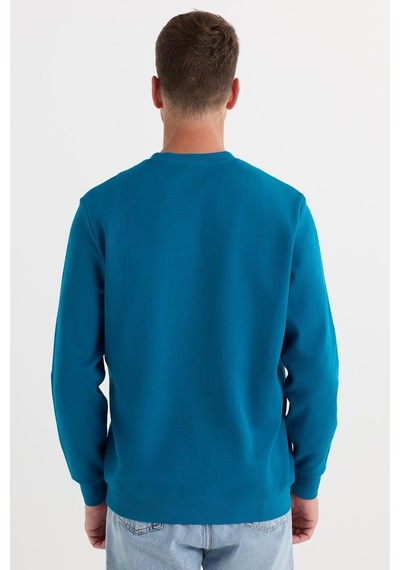 Tudors Unisex Oversize Pamuklu Yumuşak Dokulu Bisiklet Yaka İçi Polarlı Baskılı Turkuaz Sweatshirt -37302 Turkuaz Tudors Unisex Oversize Pamuklu Yumuşak Dokulu Bisiklet Yaka İçi Polarlı Baskılı Turkuaz Sweatshirt -37302 Turkuaz