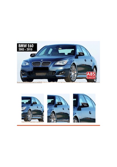 E60 Batman Ayna Kapağı Piano Black / 2003 - 2010