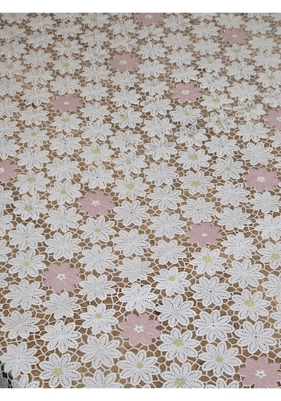 Ithal Pvc Muşamba - Desenli Silinebilir Masa Örtüsü 07nl62 Pembe