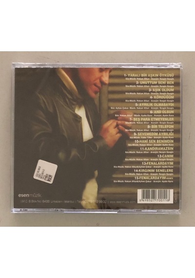 Hakan Altun Yaralı Bir Aşkın Öyküsü Cd Jelatininde Sıfır Cd