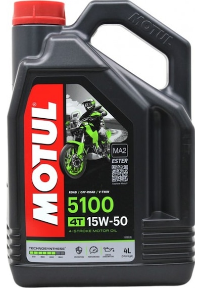 Motul 5100 4T 15W-50 Motosiklet Motor Yağı 4 L