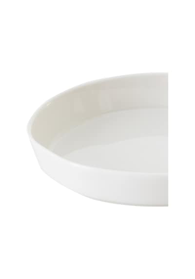 Mudo Home Aspendos Çukur Tabak Seti 21cm - 6lı Beyaz