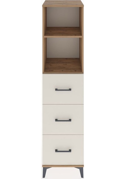 Hyperion Dolap 2 Raflı 3 Çekmeceli 44x44x182 Çam-aytaşı Çam
