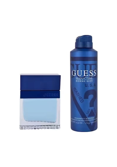Guess Seductive Homme Blue Edt 50 Ml+deodorant 226 Ml Erkek Parfüm Seti Odunsu