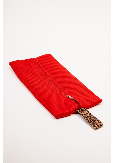 Fabric Craft Bag Valiz Organizer 6 Parça Düzenleyici Çanta Seti Kırmızı Air Mesh File Kumaş Fermuarlı Çok Amaçlı