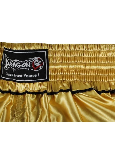 Dragondo Mt3033 Muaythai Şortu Gold Kick Boks Şortu Altın