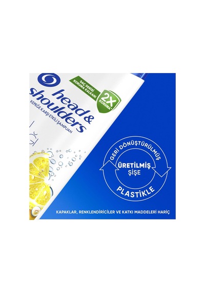 Limon Ferahlığı Kepek Karşıtı Yağlı Saçlar İçin Günlük Kullanım 330 Ml Şampuan