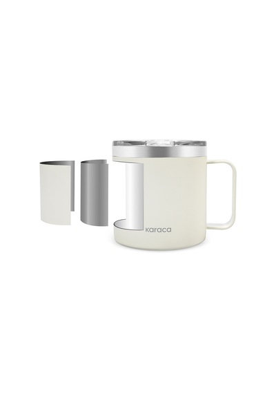 Karaca Thermal Çelik Mug 420 Ml Krem
