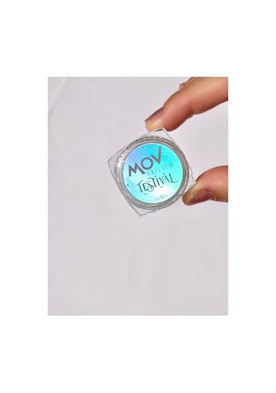 Mov Hologramlı Glitter Krem Festival No:1 Pearl Yüksek Parlaklık Ve Dayanıklılık Pearl Glow