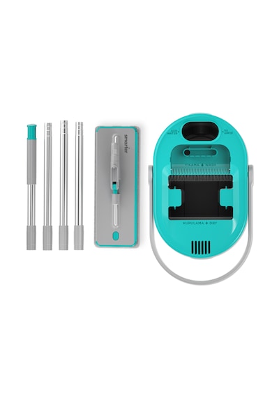Smarter Aqua Jet Yedekli Temiz & Kirli Suyu Ayırma Özelliği Tablet Mop Temizlik Seti