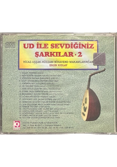 Müzik Cd'sidir Plak Değildir Cd Ud İle Sevdiğiniz Şarkılar-2 Cd