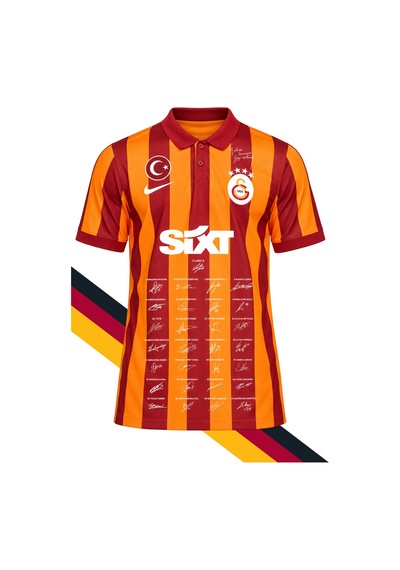 Galatasaray 100.yıl İmzalı Forma Sarı - Kırmızı