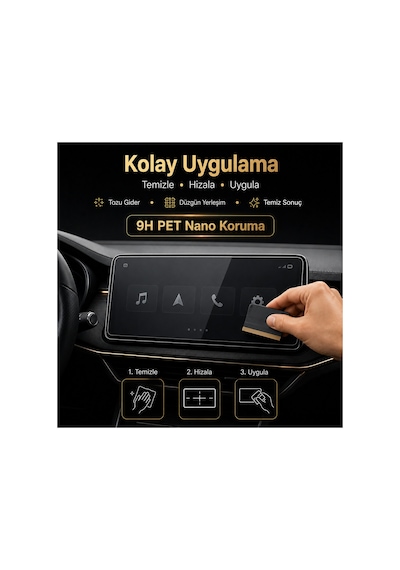 Skoda Octavia 2023 Multimedya + Kadran 2'li Set 9h Nano Ekran Koruyucu