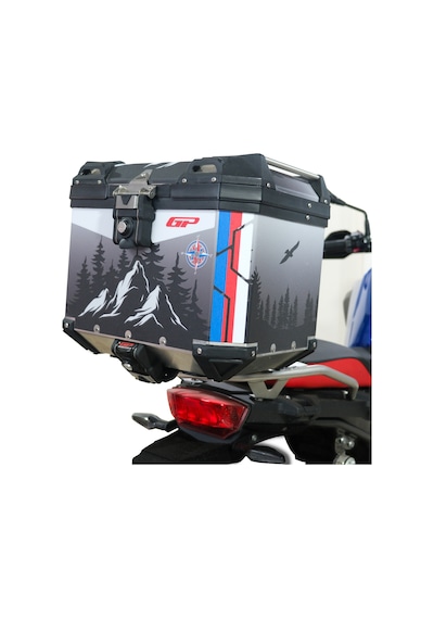 Gp Kompozit Dsn06 Universal 37 Lt Desenli Alüminyum Motosiklet Çantası Diğer