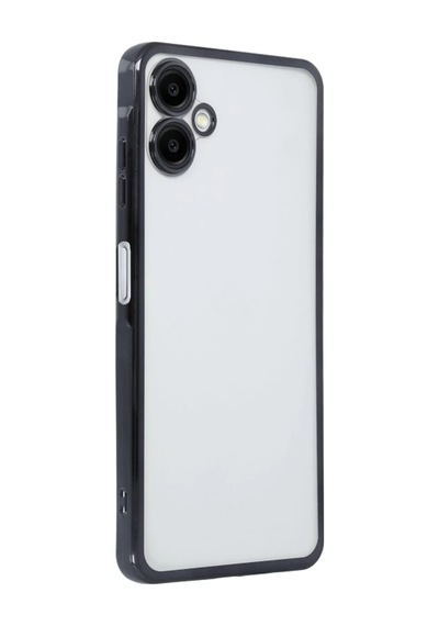 Samsung Galaxy A06 Uyumlu Kılıf Lensli Silikon - Siyah