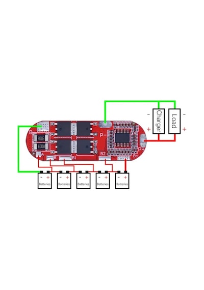 5s 25a Bms 18650 Lityum Pil Şarj Koruma Devresi