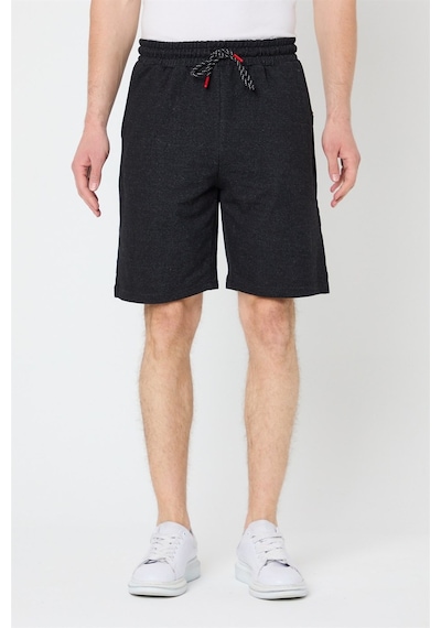 Mmetalic Erkek Siyah Regular Fit Şort