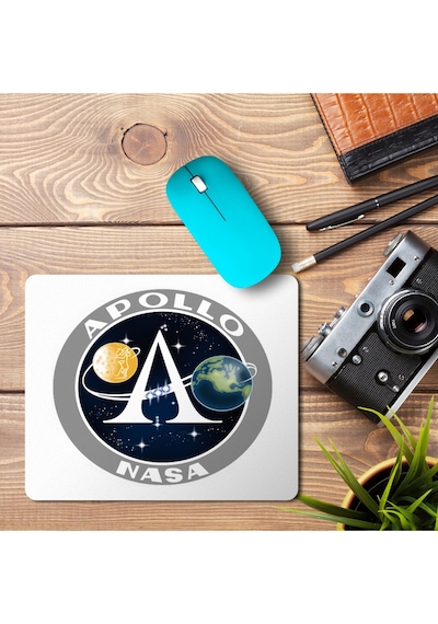 Apollo Nasa Logo Baskılı Mousepad Mouse Pad