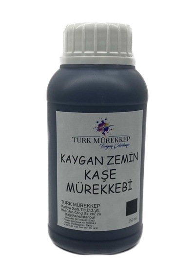 Kaygan Zemin Kaşe Mürekkebi Siyah 250 Ml.