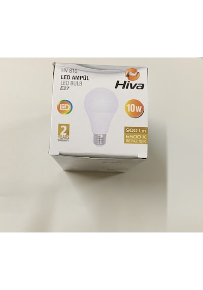 Led Ampul Beyaz 10 Watt Tasarruflu 2 Adet Set Halinde